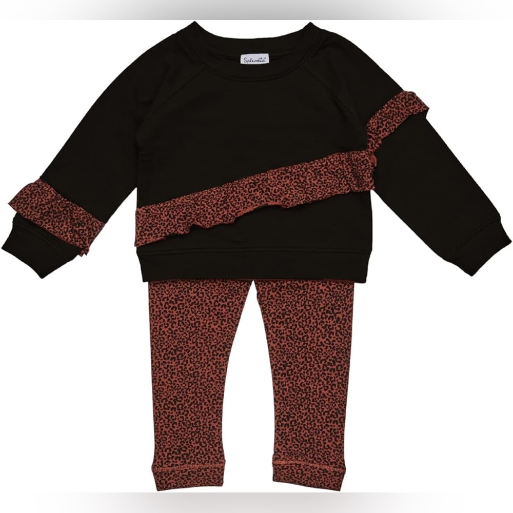 Splendid Baby Leopard Sweater and Leggings Set